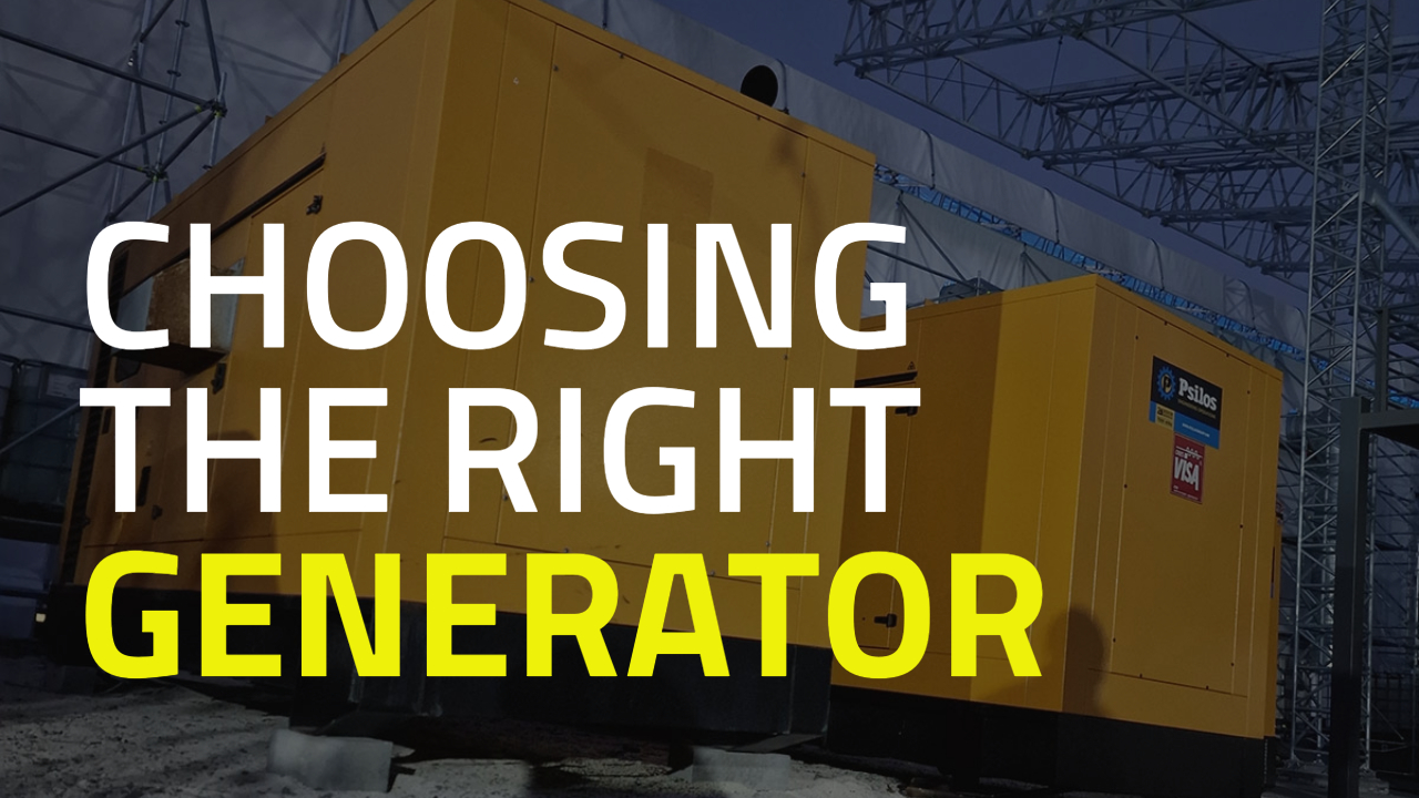 How to Choose the Right Generator for Your Business Needs