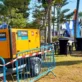 Psilos Group diesel generator hired for an outdoor event in Cyprus
