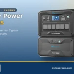 Bluetti battery power station providing silent backup power for a home in Cyprus, supplied by Psilos Group